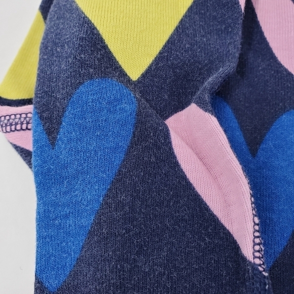 HANNA ANDERSSON TWO PIECE PAJAMA SET SLEEPWEAR BLUE HEARTS YOUTH CHILDREN US 4 - Picture 5 of 13